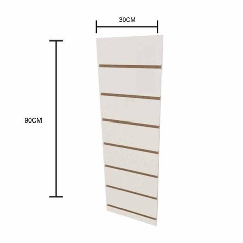 Painel para ganchos, ideal para lojas branco 90(A)x30(C)cm sem ganchos