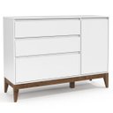 Ver imagem 1 de Cômoda Infantil Nature Clean com Porta Matic Branco Eco Wood