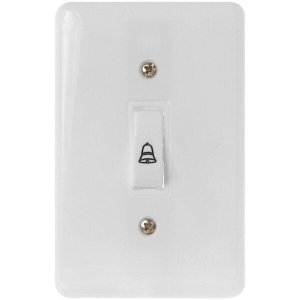 Pulsador para Campainha com Placa 4X2 6A 250V - Stylus - Ilumi