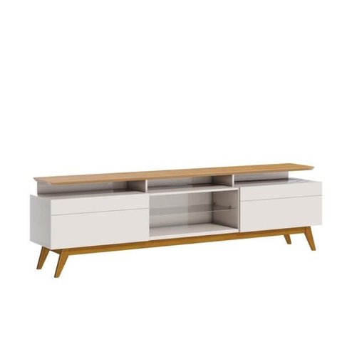 Rack Classic Mais 2 Gavetas 180cm Imcal 11933 Off White Nature