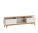 Ver imagem 1 de Rack Classic Mais 2 Gavetas 180cm Imcal 11933 Off White Nature