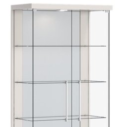 Cristaleira Tifanny Imcal com LED Off White 22811 Pé Retro - 2