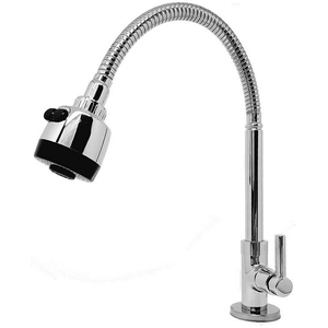 Torneira Gourmet Cozinha Monocomando Mesa Bica Móvel Flexível