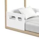 Ver imagem 3 de Mini Cama Infantil Liv Matic Branco Soft Natural 51253 Quarto Bebe