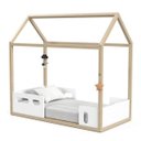 Ver imagem 1 de Mini Cama Infantil Liv Matic Branco Soft Natural 51253 Quarto Bebe