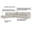 Ver imagem 3 de Sofá de Canto Esquerdo 2,67M Olívia Suede Bege - Gran Belo