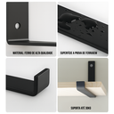 Ver imagem 6 de Kit 10 Suporte Mão Francesa Invertida 30cm Estilo Industrial