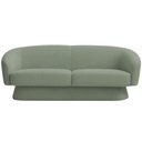 Ver imagem 3 de Sofá Orgânico 03 Lugares 180cm Liz Bouclé Verde Claro - Nexta Casa
