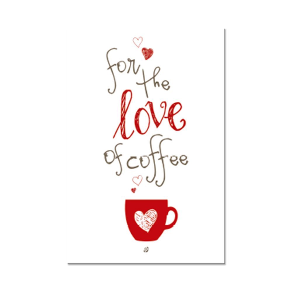 Placa Decorativa For The Love Of Coffee