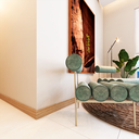 Ver imagem 2 de Kit 5 Rodapé MDF 15cm Liso Laminado Madeira Sala Quarto Cozinha Parede Moderna Instalação Fácil e El