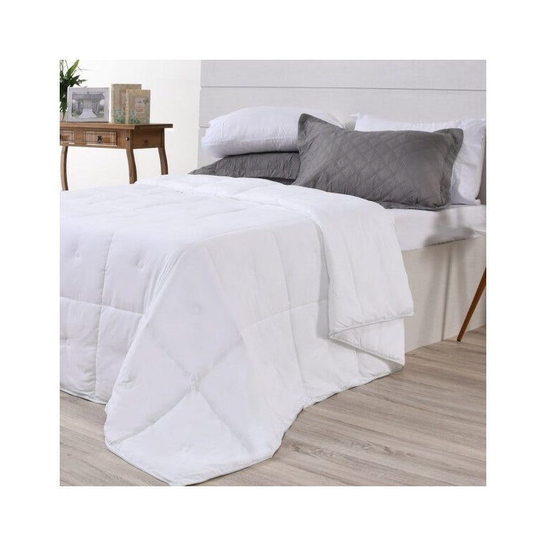 Edredom Toque De Plumas King Super Aconchegante Branco - Tessi