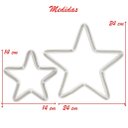 Ver imagem 3 de Decoração Varal Cordão Fio Luzes Colorida Estrela 220v 2,5m