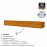 Rack Suspenso Sala Tv Nobre 157 Naturale - Rosafor - 3