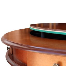 Conjunto Mesa e Poltrona de Jogos Carteado 4 Lugares J-Bonomo e Teseu Redonda Tampo Reversível Com - 7