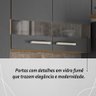 Armário de Cozinha Completa Mdf 10 Portas 2 Gavetas Nala Plus - Freijó/gris - 8