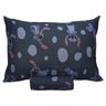 Jogo de Cama Portallar Solteiro Malha Mista Estampado Disney Stitch Pedras 2 Pçs Azul - 1