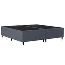 Ver imagem 6 de Base Cama Box Casal Queen 158cm Bipartido Hit I02 Suede Cinza - Mpozenato