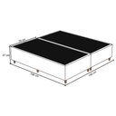 Ver imagem 4 de Base Cama Box Casal Queen 158cm Bipartido Hit I02 Suede Cinza - Mpozenato
