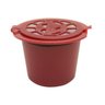 Kit 6 Cápsulas Nespresso Reutilizável Recarregável Vermelho + Acessórios Ilovecoffee - 1
