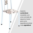 Ver mais imagens de Conjunto Sala de Jantar com 6 Cadeiras Lívia Branco/Arabesco