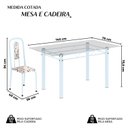 Ver imagem 3 de Conjunto Sala de Jantar com 6 Cadeiras Lívia