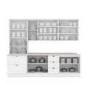 Ver imagem 3 de Cozinha Modulada 7 Peças 11 Portas 5 Gavetas C/ Tampo Americana Henn