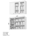 Ver imagem 5 de Cozinha Modulada 7 Peças 11 Portas 5 Gavetas C/ Tampo Americana Henn