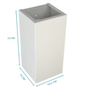 Ver imagem 4 de Luminária Arandela Alumínio Interna/externa Parede Muro Jardim Dic - 6202 - Branco Texturizado