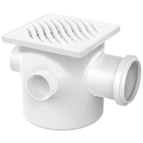 Caixa Sif.100x100x50mm Grelha Quad. Br Tigre