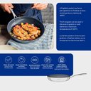 Ver imagem 5 de Frigideira Grano 26cm Aço Inox Triplo e Revestimento Interno Cerâmico Grafite - Tramontina