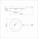 Ver imagem 4 de Frigideira Grano 26cm Aço Inox Triplo e Revestimento Interno Cerâmico Grafite - Tramontina