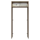 Ver imagem 4 de Porta-Geladeira 103 cm 1 Porta Basculante Rustic/Cinza Lux Madesa Rustic/Cinza