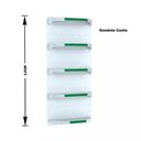 Ver imagem 4 de Gondola Parede 202 Fit Ate 5 Metros 1 Canto Branco 30b Pe Verde