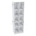 Ver imagem 3 de MODULO CLOSET COLMÉIA 10 NICHOS M508.B (LOJA, ORGANIZA) MUNDI MOVEIS