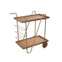 Ver imagem 1 de Carrinho Chá/bar com Rodas Móvel para Decoração Bar Gourmet