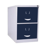 Gaveteiro Arquivo De Aço 2 Gavetas P/ Pasta Suspensa C/ Chave Azul Marinho - 1
