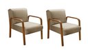 Ver imagem 4 de Conjunto Anita 2+1+1 Lugares Cor:Linho Marrom 150