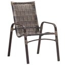 Ver imagem 6 de Jogo 4 Cadeiras Alumínio e Mesa Tampo Ripado 100cm para Área Jardim Varanda Piscina Emily