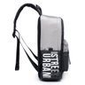 Mochila Kings Sneakers KGC003 Com Saída USB Cinza Com Preto KGC0003 - 3