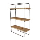 Ver imagem 2 de Estante Prateleira Ferro Madeira Design Industrial 60cmx40cm
