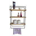 Ver imagem 3 de Estante Prateleira Ferro Madeira Design Industrial 60cmx40cm