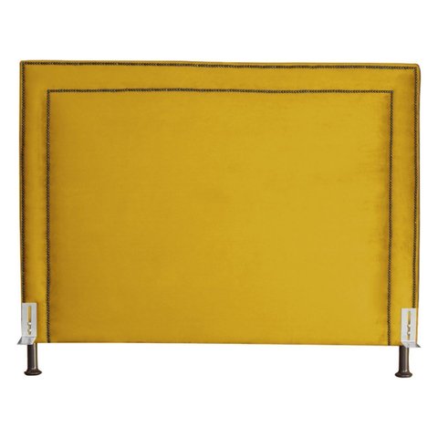 Cabeceira de Cama Box Estofada 140 Cm Casal Viviane Veludo