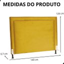 Ver imagem 6 de Cabeceira de Cama Box Estofada 140 Cm Casal Viviane Veludo