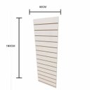Ver imagem 1 de Painel para Ganchos, Ideal para Lojas Branco 180(A)X60(C)Cm Sem Ganchos