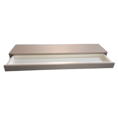 Aparador Suspenso com Gaveta Deslizante Branco 70x35x10