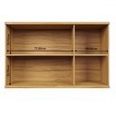 Ver imagem 2 de Armário Aéreo Cozinha 120 Cm Sauvignon 3 Portas 100% Mdf Amêndoa/off White - Rio Doce