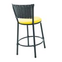 Ver mais imagens de Kit 2 Banquetas Baixa Area Gourmet Encosto Juncado