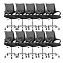 Ver imagem 1 de Kit 10 Cadeiras Diretor Office Escritorio New Java Santiago Preta