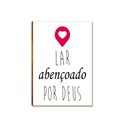 Ver imagem 5 de Kit 2 Placas MDF Espalhe Amor Lar Abençoado Decoração FE30