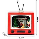 Ver mais imagens de Enfeite Televisao Natal Papai Noel Arvore Natalina Decoraçao Musica Som LED Iluminaçao Mesa Recepçao